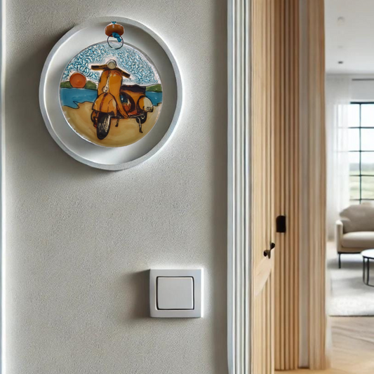 Cristal sostenible vespa