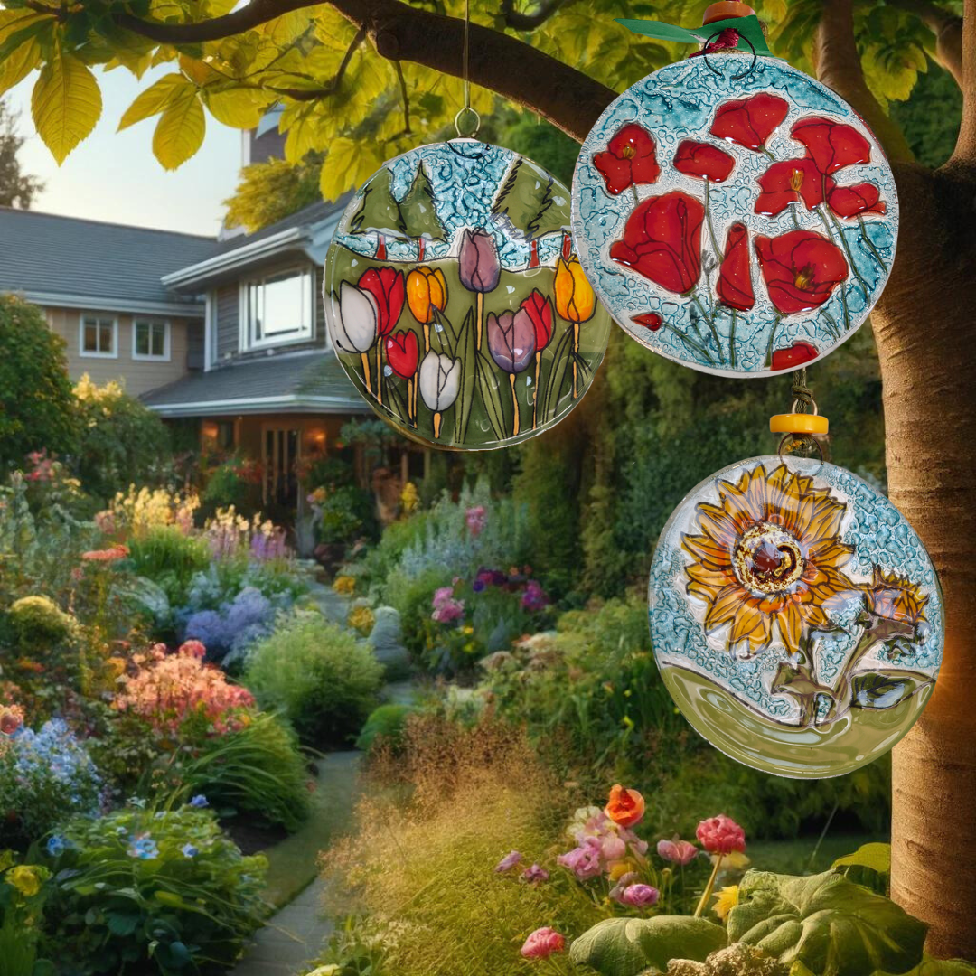 decoración de vidrio tulipane
