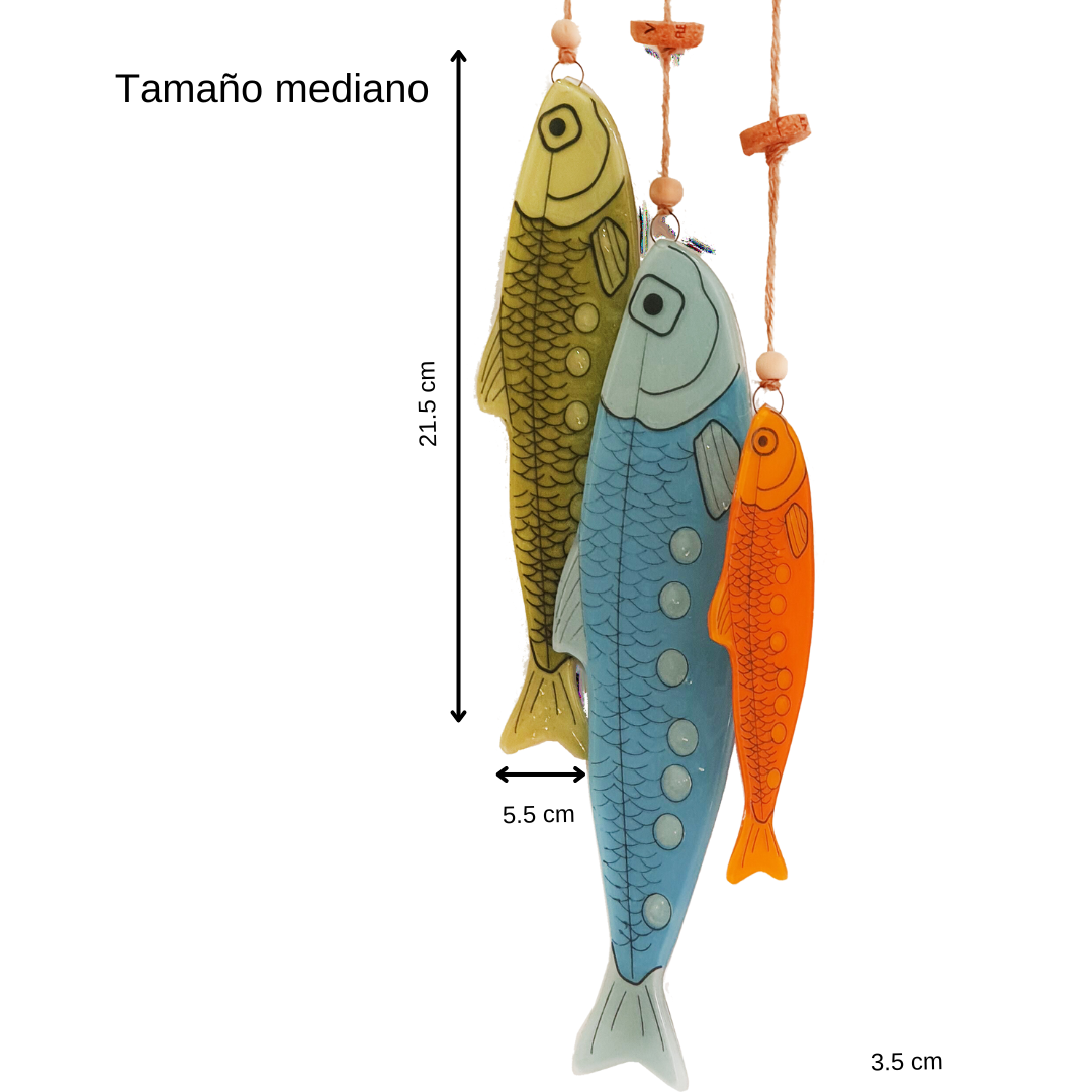 Sardinas de cristal en vitrofusión